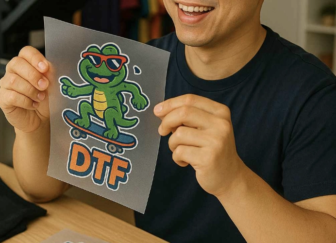 ตัวอย่างลายพิมพ์ DTF ลายการ์ตูนน่ารัก แสดงเหตุผลว่าทำไม DTF ถึงได้รับความนิยม