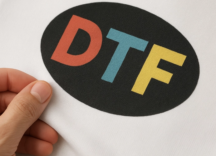 งานพิมพ์ DTF ติดลงบนผ้าอย่างเรียบเนียน