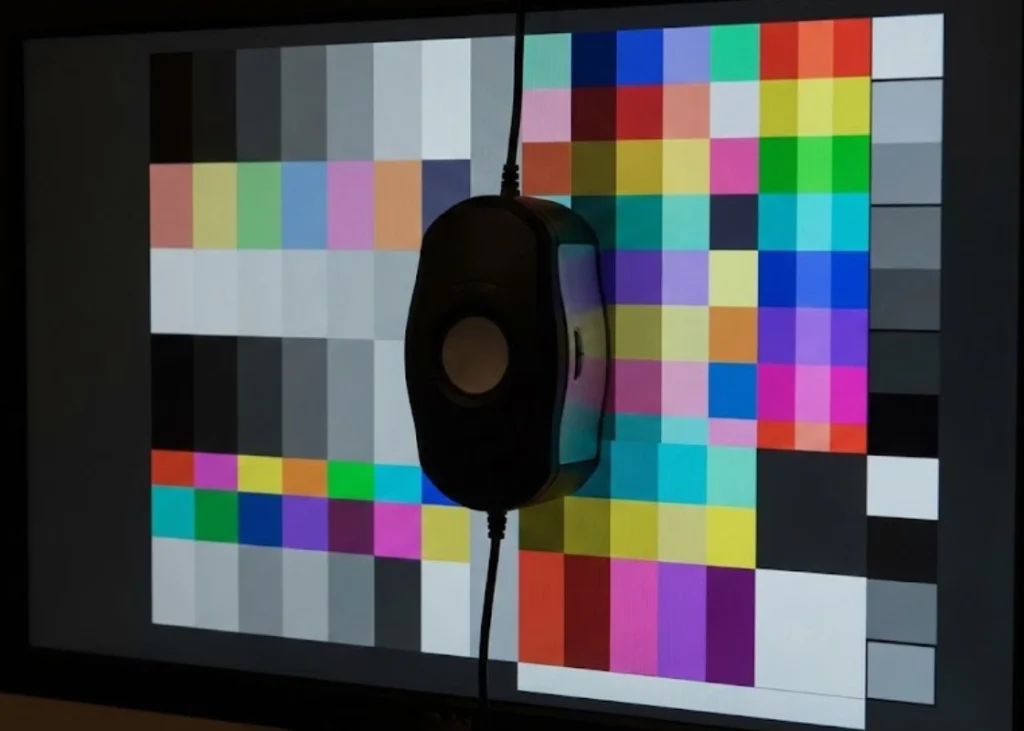 การใช้เครื่องวัดสี (Colorimeter) แปะหน้าจอคอมพิวเตอร์เพื่อทำ Monitor Calibration สำหรับงานพิมพ์ DTF